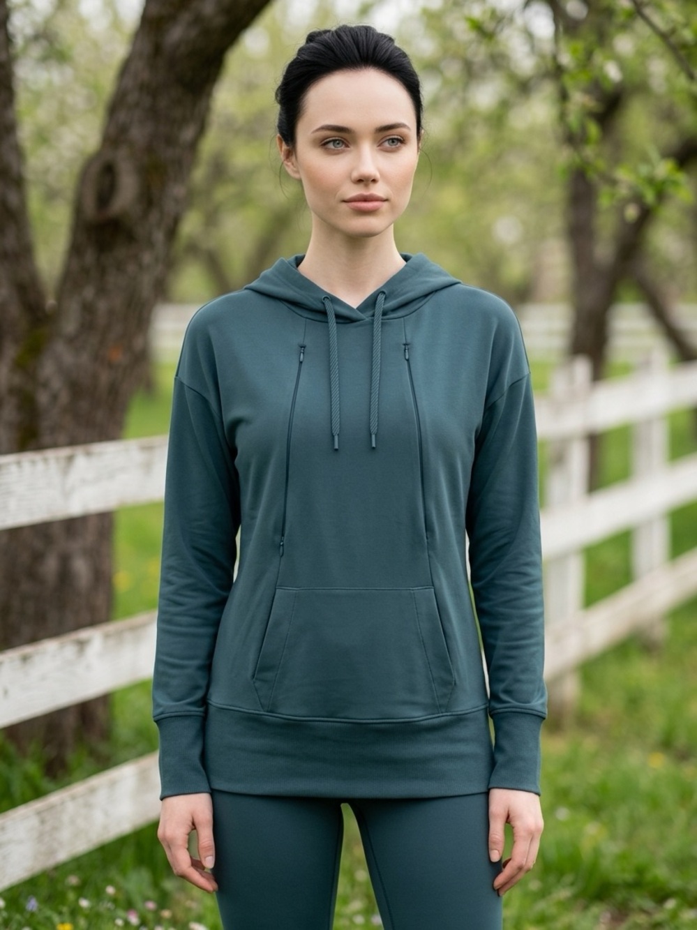 Kindred Bravely Premium Ultra Soft Bamboo Comfort Nursing Hoodie - Size Small